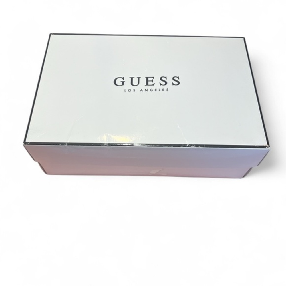 Guess Women 8.5 M Black Aindrea Black Shirred 2.75" Block Heel Slip‎ On Mules - Picture 8 of 9